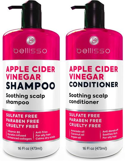 BELLISSO shampooing au vinaigre de cidre vue de face