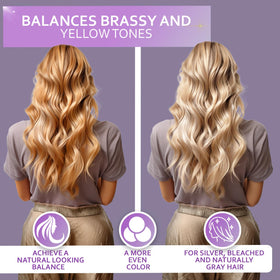 BELLISSO shampooing violet pour cheveux blonds