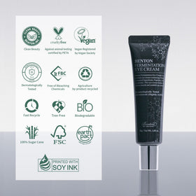 BENTON Crème Contour des Yeux Fermentation 30g ingrédients