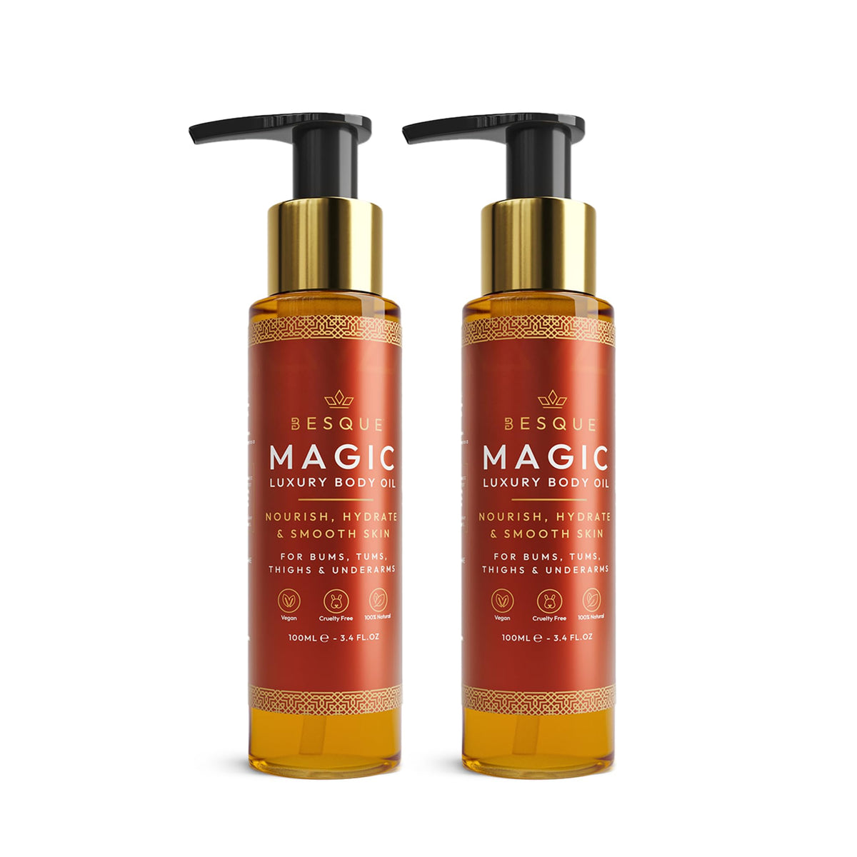 Besque Magic Body Oil 272g bouteille avant vue