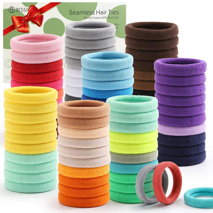 Bessrung 100PCS élastiques colorés en plusieurs teintes