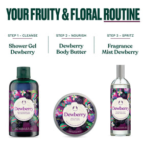 Beurre corporel Dewberry The Body Shop avec brume parfumée Dewberry