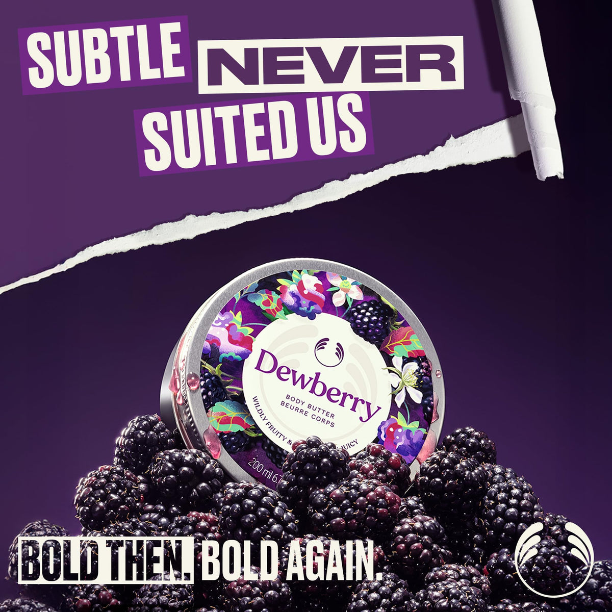 Beurre corporel Dewberry The Body Shop packaging