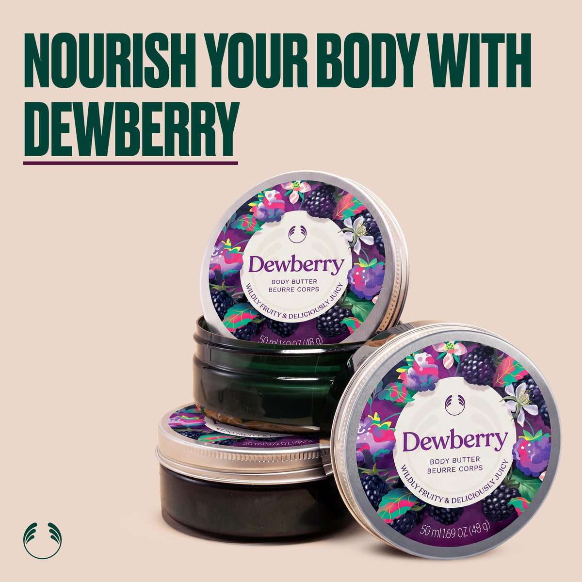Beurre corporel Dewberry The Body Shop texture crémeuse