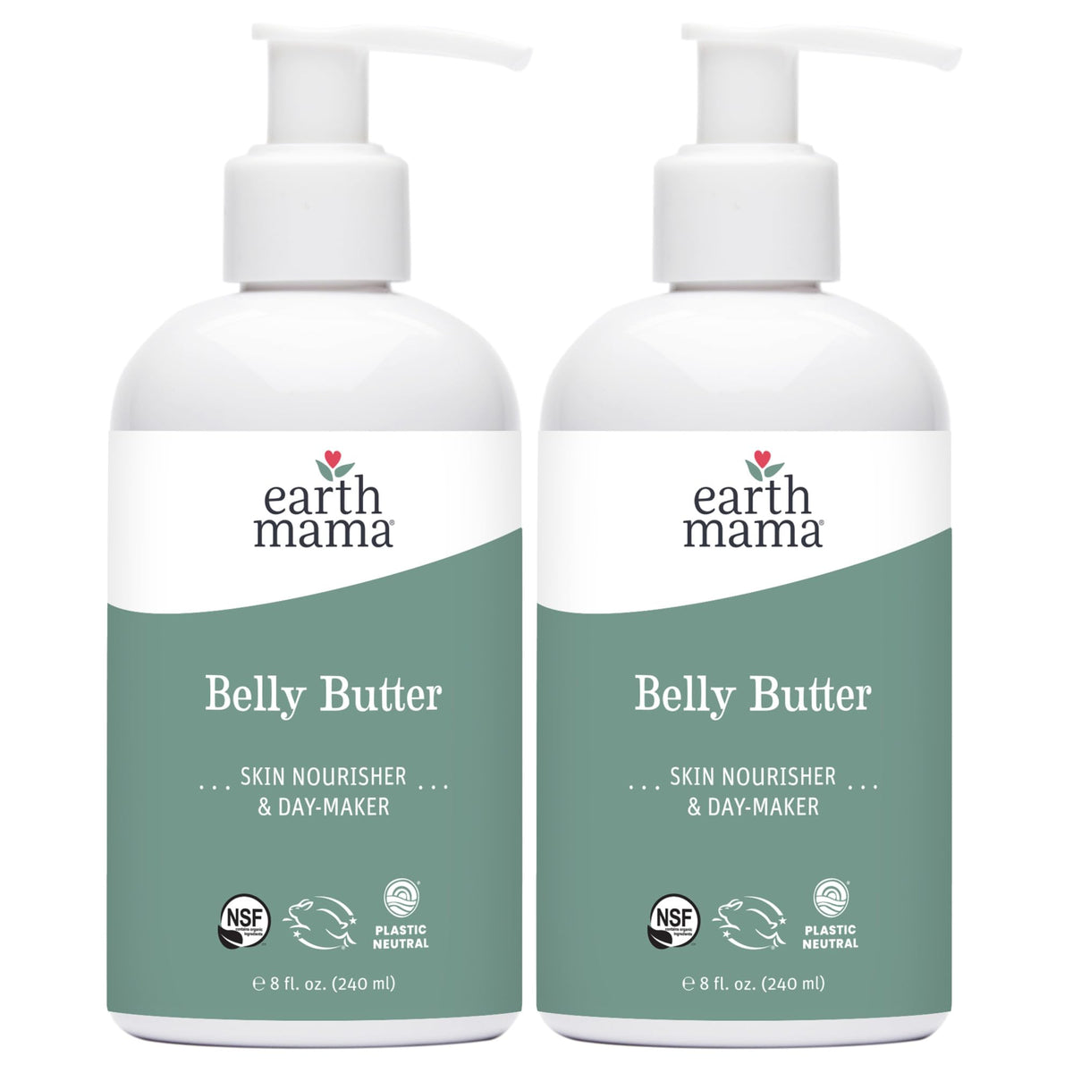 Beurre Corporel Maternité Earth Mama 8 fl oz vue avant