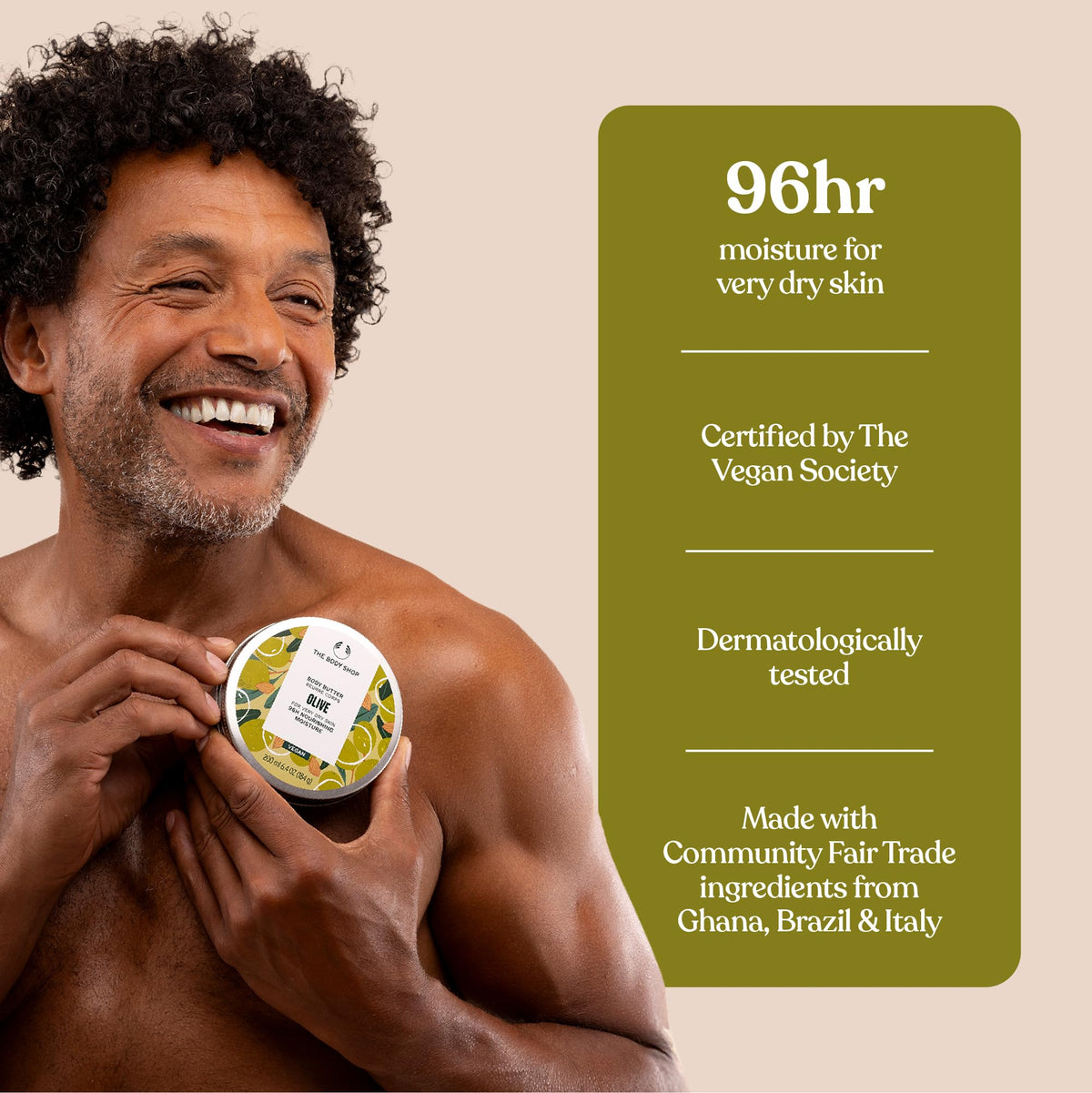 Beurre Corporel Olive The Body Shop pot en plastique recyclé