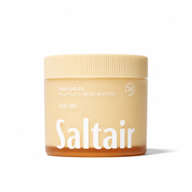 Beurre corporel Saltair 10 oz vue de face avec étiquette Shea Soleil