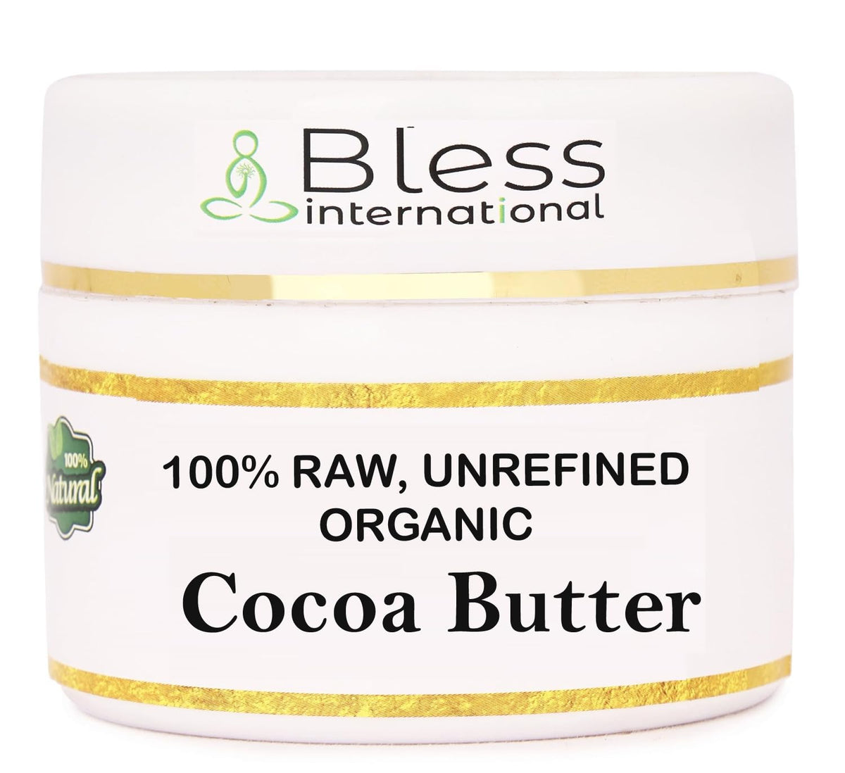 Beurre de cacao brut Bless International 280g vue avant