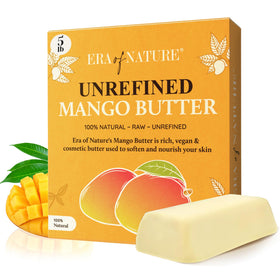 Beurre de Mangue Brut 240g vue de face avec texture crémeuse