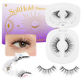 BEYELIAN faux cils magnétiques souples avec applicateur, présentation avant
