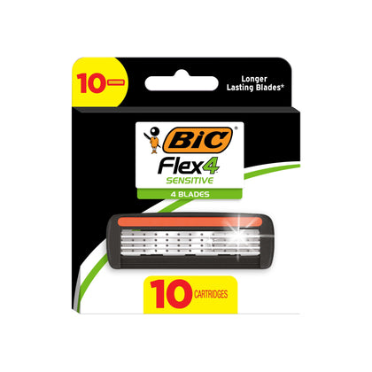 BIC Flex 4 pack de 10 lames rechargeables pour hommes