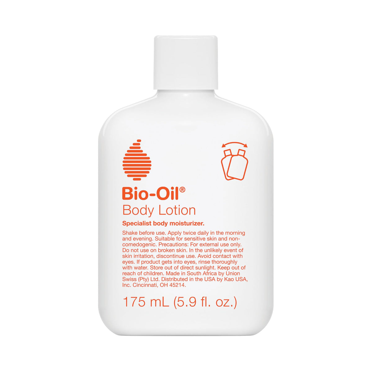 Bio-Oil Lotion Hydratante Corps 200g vue avant avec bouchon