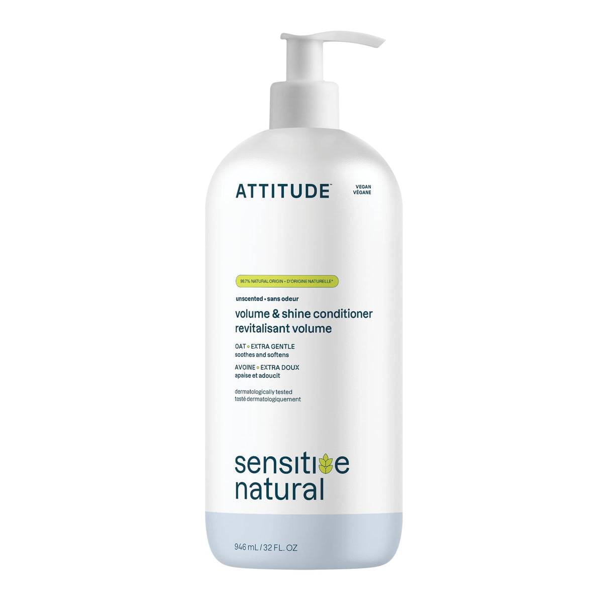 BIO SPECTRA ATTITUDE Après-shampoing Vegan pour Cuir Chevelu Sensible, vue avant