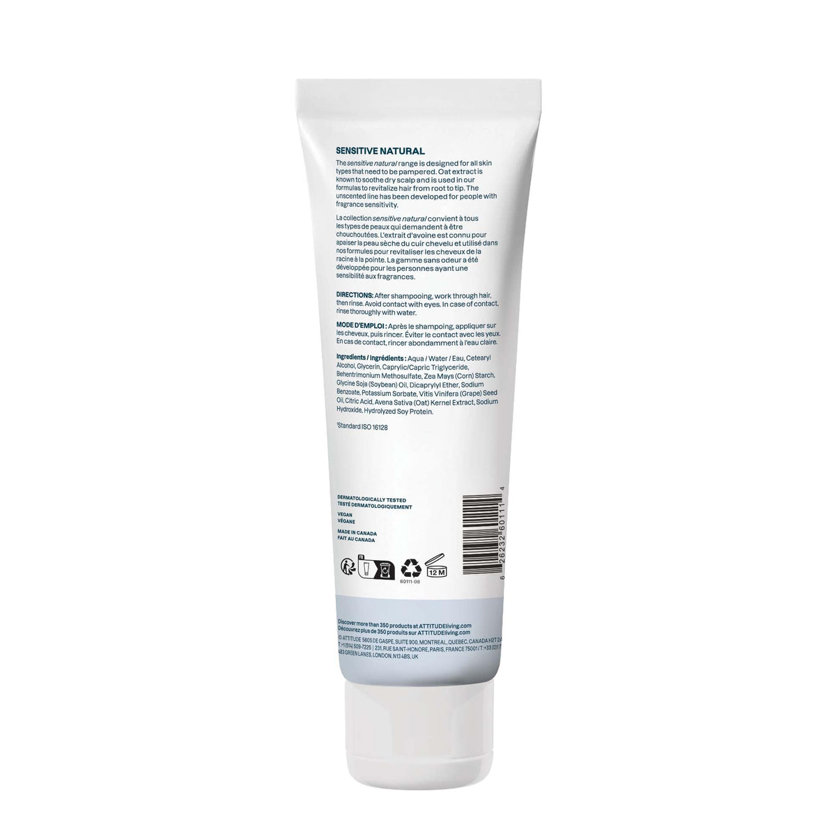 BIO SPECTRA ATTITUDE après-shampooing doux packaging
