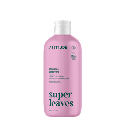 BIO SPECTRA ATTITUDE Gel Douche 540g vue de face avec parfum coco