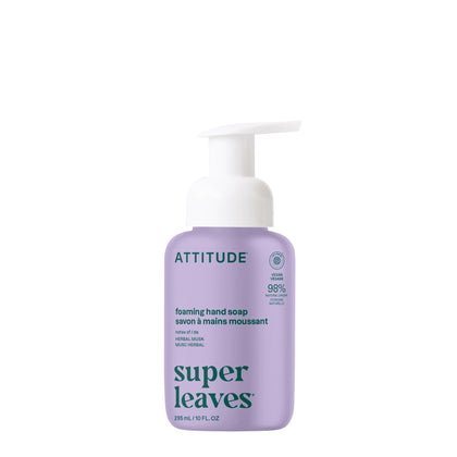 BIO SPECTRA ATTITUDE Savon Mains Moussant EWG Vérifié 10 Fl Oz vue avant
