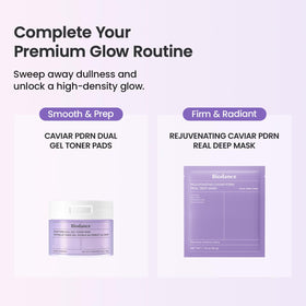 BIODANCE Caviar PDRN Gel Toner Pads emballage ouvert avec pads visibles
