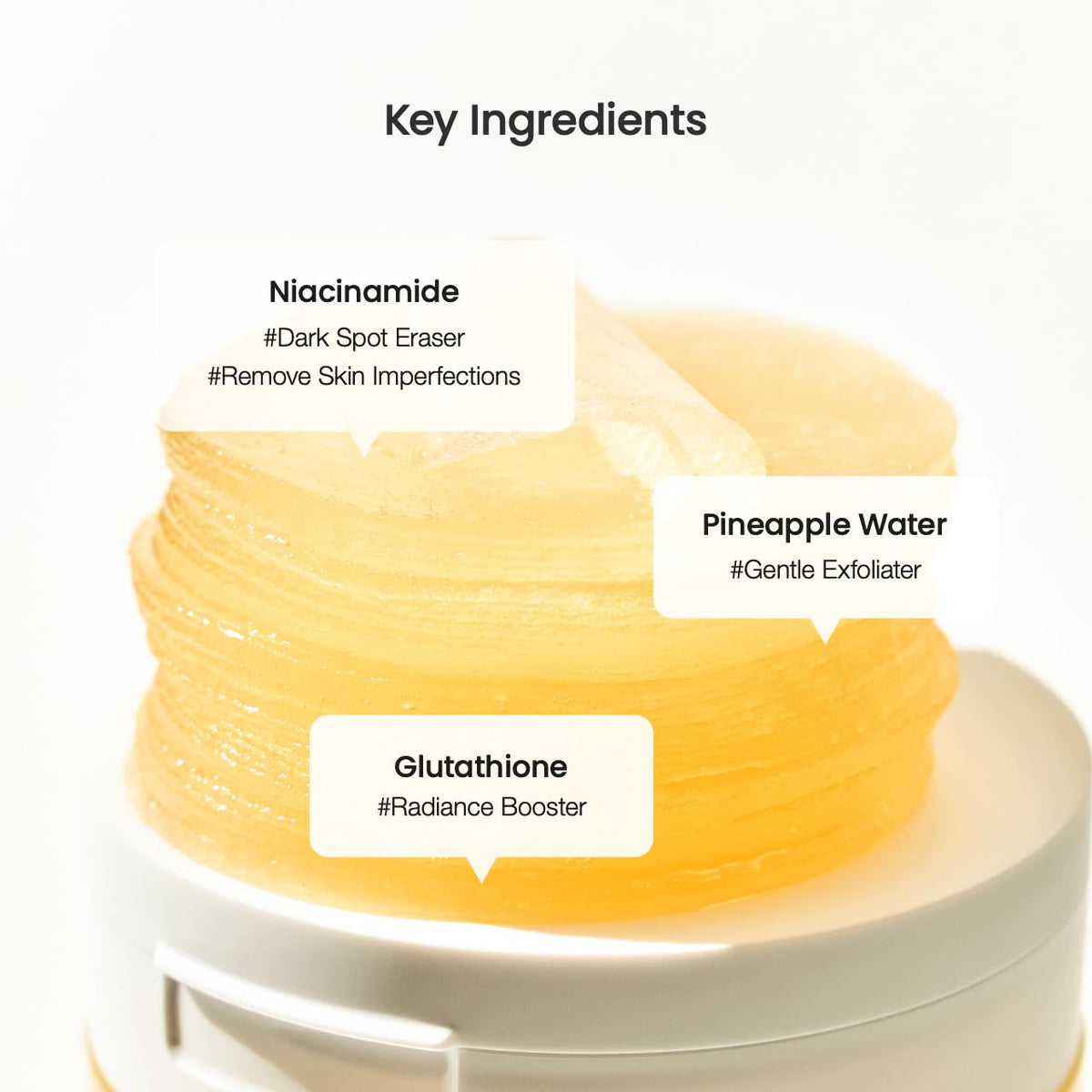 BIODANCE Gel Tonique Niacinamide Pads 60 unités avant utilisation