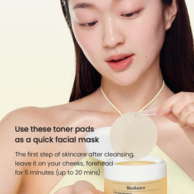 BIODANCE Gel Tonique Niacinamide Pads 60 unités en gros plan