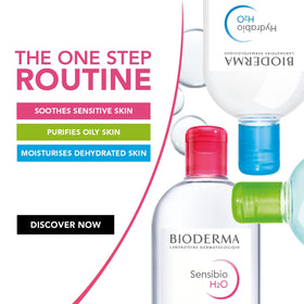 Bioderma Hydrabio H2O 500ml avec description des bénéfices
