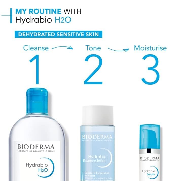 Bioderma Hydrabio H2O 500ml en usage quotidien