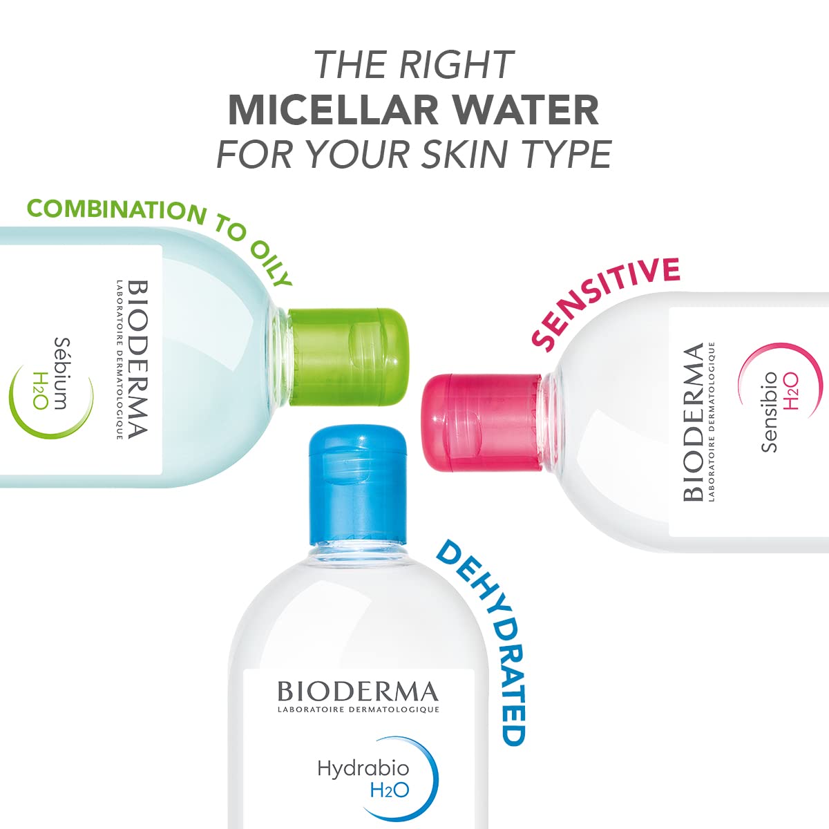 Bioderma Hydrabio H2O avec accessoires de beauté