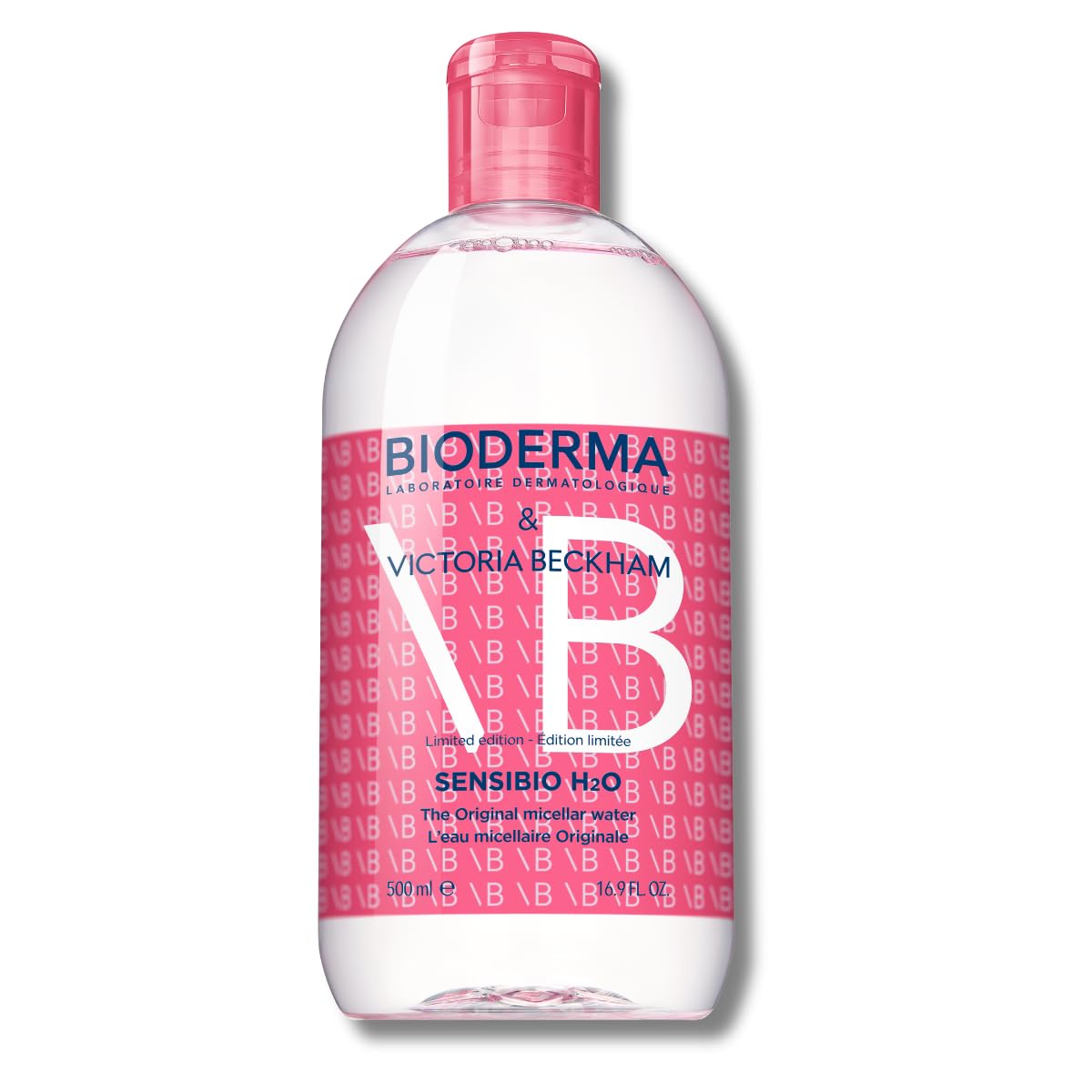 Bioderma Sensibio H2O Eau Micellaire Édition Limitée Victoria Beckham vue de face