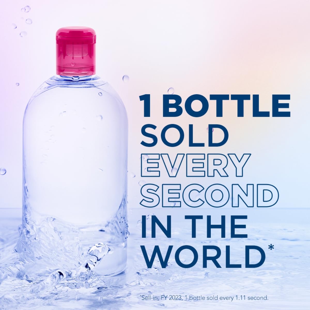 Bioderma Sensibio H2O Eau Micellaire en utilisation sur peau