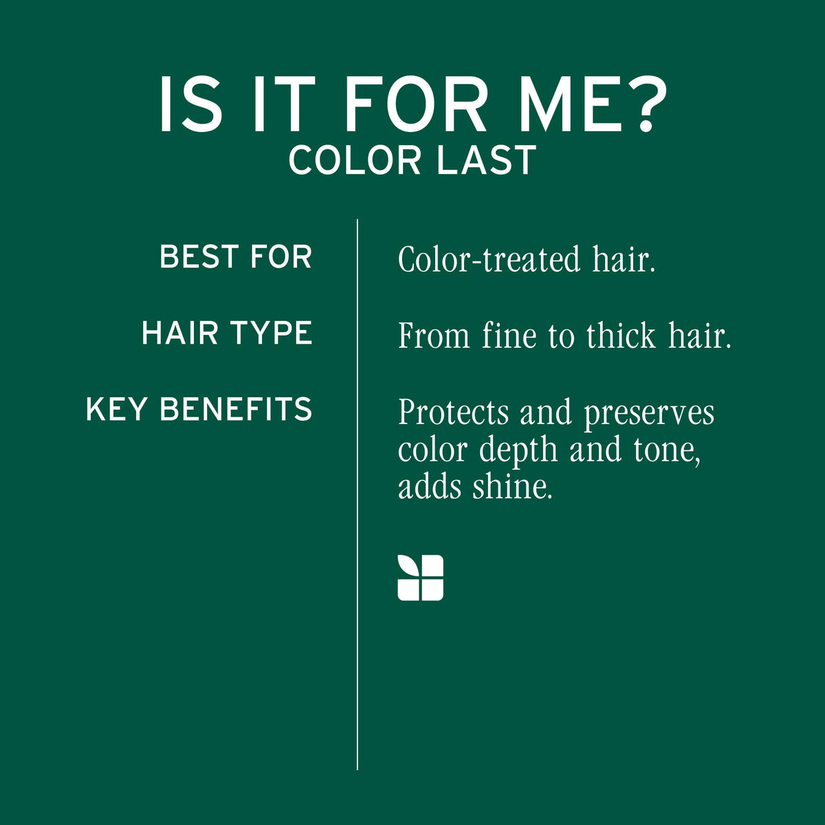 Biolage Color Last Conditioner 33,8 Fl Oz sur fond blanc