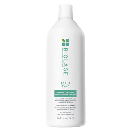 Biolage Scalp Sync Après-Shampooing Universel vue de face, bouteille de 1000ml