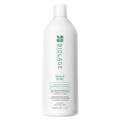 Biolage Shampoo Clarifiant Scalp Sync 33,8 fl oz vue avant avec étiquette