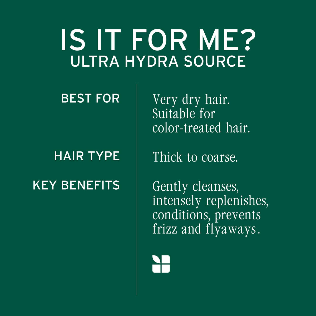 Biolage Ultra Hydra Source Après-Shampooing 1000 ml côté gauche