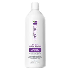 Biolage Ultra Hydra Source Après-Shampooing 1000 ml vue avant avec étiquette