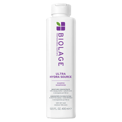Biolage Ultra Hydra Source Shampoo 400ml avant et arrière