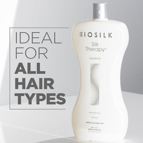 BioSilk Shampoo Thérapie Soie 1L arrière avec étiquette