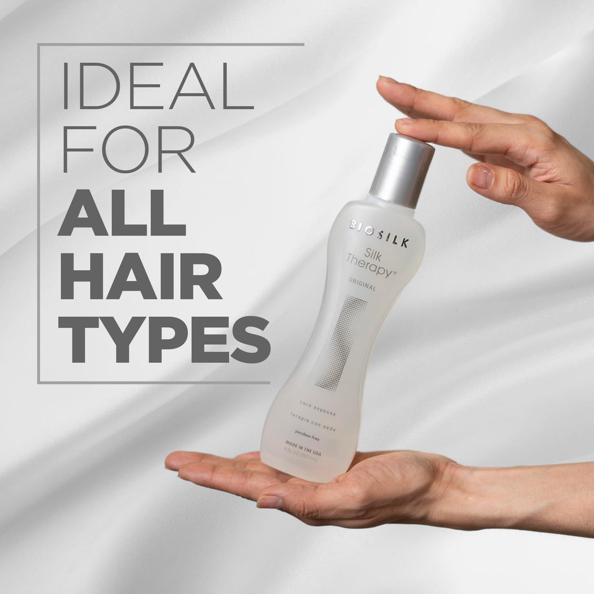 BioSilk Silk Therapy Original 191g avec accessoires capillaires