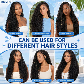 BIZVUS Cheveux Boho 110g en coiffure spéciale