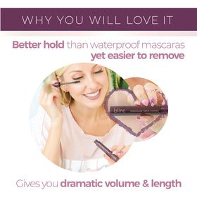 blinc Mascara UltraVolume Tubing 30g Noir - cils après application