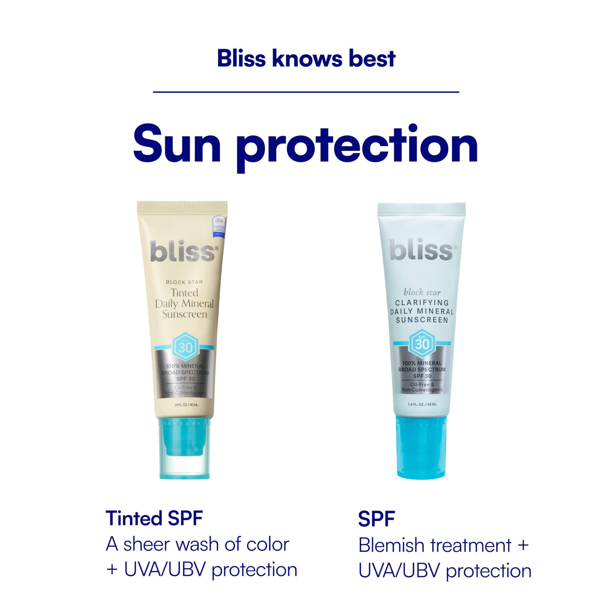 Bliss Block Star crème solaire teintée minérale SPF 30 en extérieur