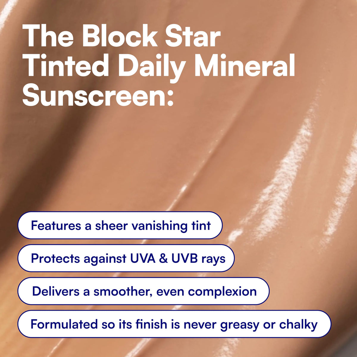 Bliss Block Star crème solaire teintée minérale SPF 30 packaging