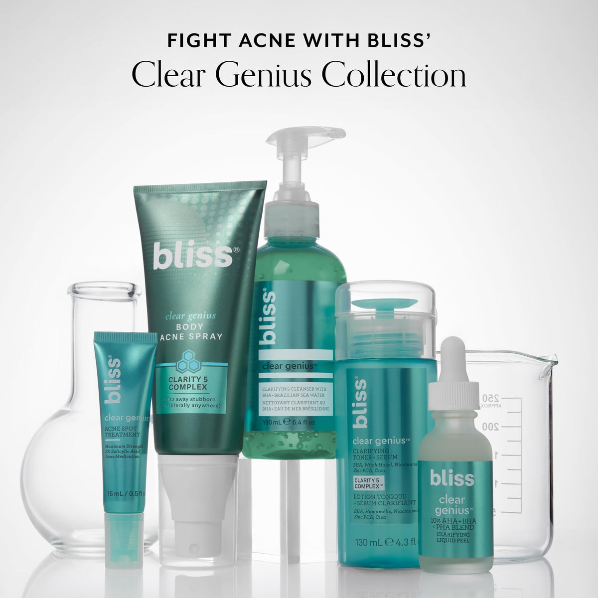 Bliss Clear Genius Clarifying Peel application sur le visage