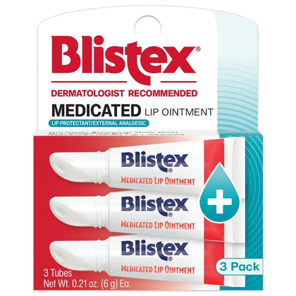 Blistex Baume à Lèvres Médicinal 0,21 oz pack de 3