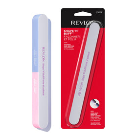 Bloc à Ongles REVLON Shape 'N' Buff vue avant avec texture