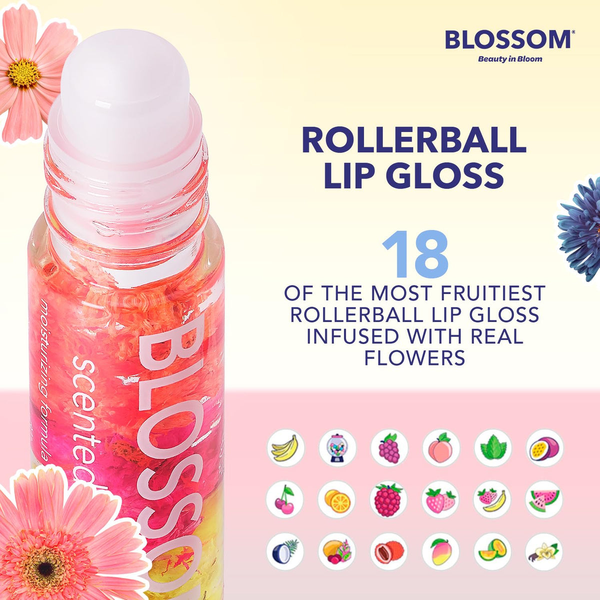 Blossom Gloss à Lèvres - Roll-on Fraise