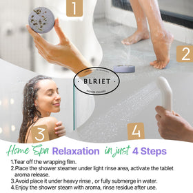 BLRIET Bombes de Douche avec ingrédients naturels
