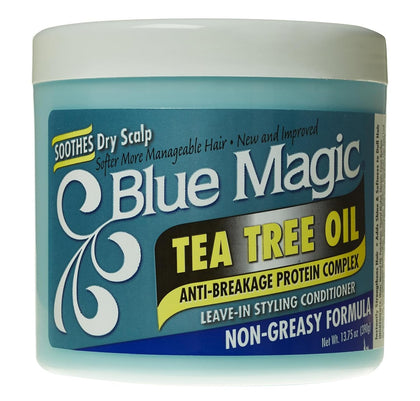 Blue Magic Après-shampoing sans rinçage au Tea Tree 440g vue de face