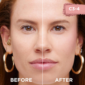 Blush L'Oreal Paris True Match ouvert montrant la texture poudreuse