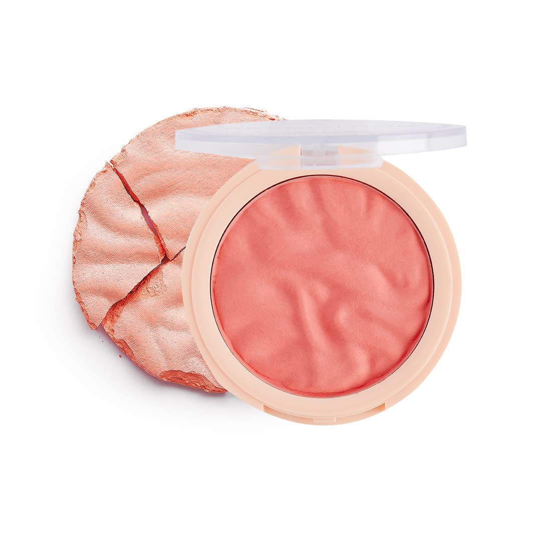 Blush Revolution Beauty London Peach Bliss face powder compact front view