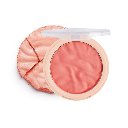 Blush Revolution Beauty London Peach Bliss face powder compact front view
