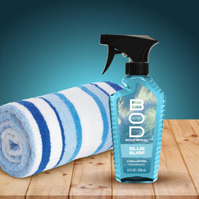 BOD man Spray Corporel Blue Surf 240ml en milieu de vie